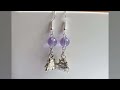 Short video | Step by Step Necklace Tutorial -  Cluster Necklace and LadyBird Earrings