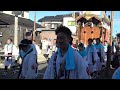 中津祇園 【 下祇園 】 令和6年 （2024）7月27日　朝車　／ 御神移し　八坂神社 御神前での 御船歌　奉納踊り ／ 御神幸 ／ 下正路町　桜町　龍王町　堀川町　姫路町　豊後町　【 4K 】