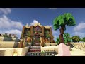 Storage House + Villagers 🌴🌸Castaways Modded Minecraft SMP Episode 4