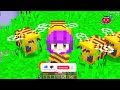 NABEE EM BÉ ĐI LẠC ĐƯỢC GIA ĐÌNH ONG MẬT NHẬN NUÔI TRONG MINECRAFT*NABEE GIA ĐÌNH ONG 👶🐝