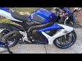 2007 GSXR 600 M4 Cold Start