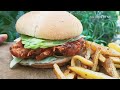 Chicken burger recipe | KFC style chicken burger | Burger chicken