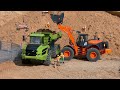 MEGA RC TRUCK RC MACHINE COLLECTION!! RC Heavy Haulage RC Excavator RC Wheel Loader RC Train