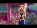Barbie and Ken Stay Home with Chelsea Story with Barbie Making Mask for Ken and Quarantine Routine