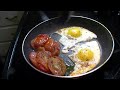 Fried  Eggs and Tomatoes Texas Style