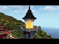 Building a Minecraft Town on a Cliff