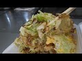 japanese okonomiyaki master - japanese street food