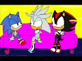 Classic Sonic VS Shadow And Silver