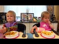 Twins try plantain chips