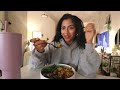vlog: WHAT I EAT IN A DAY | high protein, healthy meals, snacking + workout routine