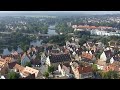 View from the top of the Ulm Munster in Ulm Germany