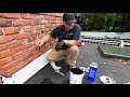 REPAIRING a leaking EPDM Rubber roof: Only 3 Minute repair - Super Silicone Seal