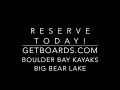Boulder Bay Park kayaking big bear lake