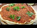 How to make of Lahmacun in a pan | Lahmacun recipe | Lahmacun dough and its preparation