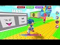 SONIC AND AMY GIANT vs TINY IN ROBLOX