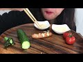 ASMR | SAUSAGES (シャウエッセン)+ CUCUMBER+ TOMATOES【EATING SOUND】【CRUNCHY SOUND】**No Talking**