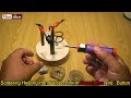 How To Make A Mini Soldering Iron At Home | Portable Soldering Iron | Battery Powered Soldering Iron