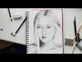 Drawing ROSÉ from BLACKPINK with Graphite Pencils