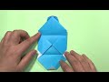 Origami How to fold mini envelopes with leaves① / Wrap and Knot