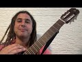 Really fun and easy Spanish guitar song melody improvisation lesson