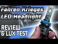 The LED Headlight TERMINATOR? ☠️ Fahren Termitor Review and Lux Text