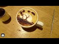 How To Latte Art: A Sunset Tree