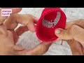 how to crochet police car keychain 🚓🚔 (subtitled)