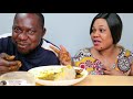 PICK AND EAT MUKBANG CHALLENGE |OKRO SOUP WITH BANKU MUKBANG |AFRICAN FOOD MUKBANG