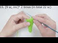 Crochet Tutorial Crocodile 🐊🐊