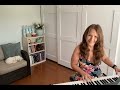 Going to California Led Zeppelin piano and vocal female cover acoustic live