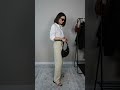 How to Style Linen Trousers #chicstyle #fashion #styletip #outfitstyling
