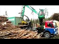 Amazing Wood Chipper Machine Working Skill, Extreme Fast Tree Shredder Easy