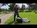 2-stroke lawn mower Victa power torque cold start first in 2 years