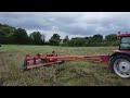 FIRST FIELD of 2024 hard day in the field grass mowing Tractors