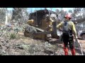 Bulldozers working at fires