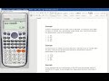 Calculator Technique - Straight line depreciation method