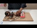 NEW Idea Generate Free Energy With DC Rotor And BLDC Stator 220 Volt Experiment