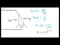 Trigonometry SOH CAH TOA Finding Angle