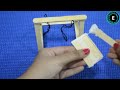 DIY #Miniature #Jhula | How To Make Popsicle Stick Swing | Easy Icecream Stick Crafts | Eshanya Arts