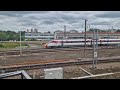 LNER Azuma 801205 arrives at York with 1432 to London Kings Cross 29/6/24