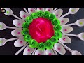 Beautiful Wall Hanging Craft Using Plastic Spoons / Paper Craft For Home Decoration / DIY Wall Mate