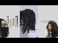 My Signature Braided Twist Out Using Cécred! HONEST Cécred Review on Coarse 3C/4A Hip Length Hair!