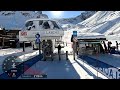 [4K] Skiing Tignes, Grande Motte Glacier 3500m/11500ft Early Season, France, GoPro HERO11