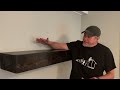 Faux Wood Beam Concealment Shelf