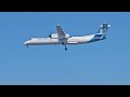 WestJet De Havilland Canada Dash 8-400 Landing On Runway 31 #yqr