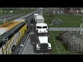 |American Truck with Double Trailer|