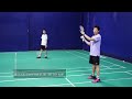 Singles Counter Drill - Badminton Coach Efendi Wijaya
