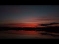 Clouds rolling To Sunset over the lake and a lot of Red Skies. 5-16-24 Time Lapse 32x Speed.