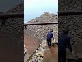 Barge unloading 3000 tons of large cobblestone - relaxing video, my work on the barge