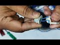 How To Make Handmade Series LED Chain  // Blue Colour LED Chain